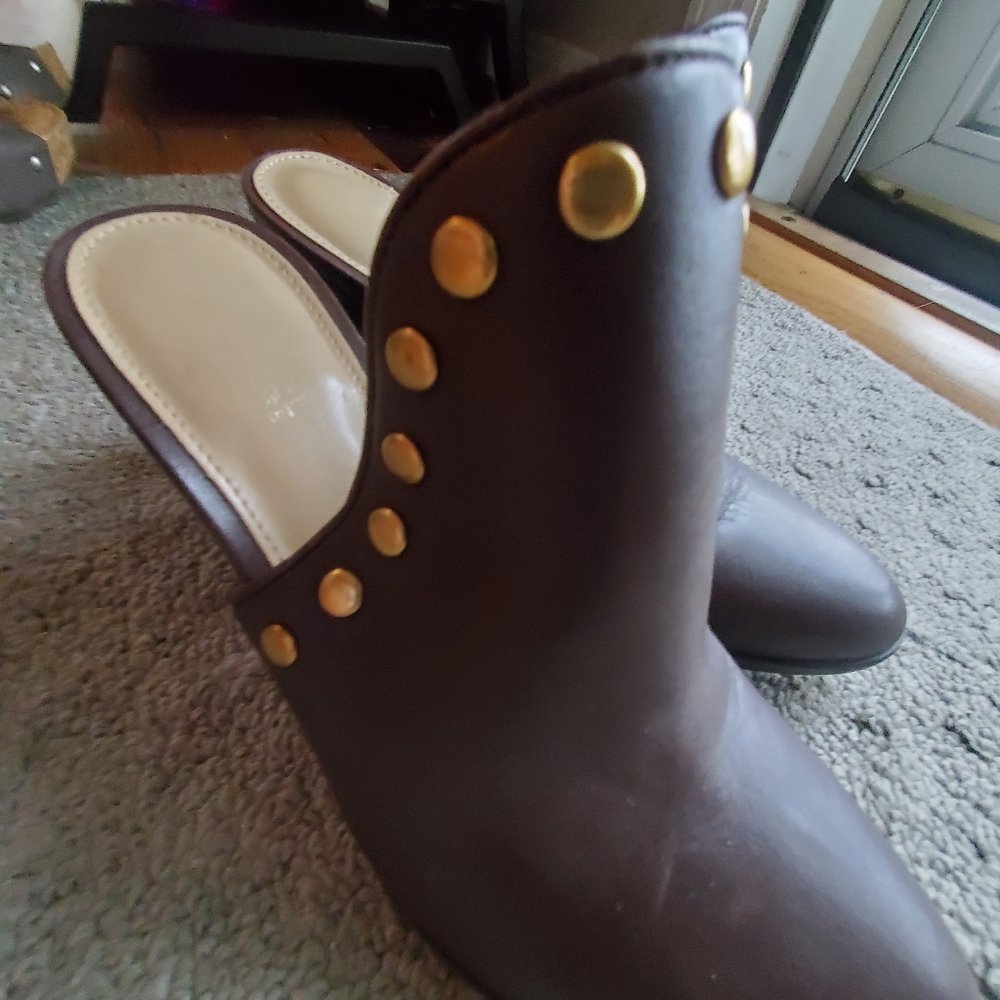 Leather Nine west shoe